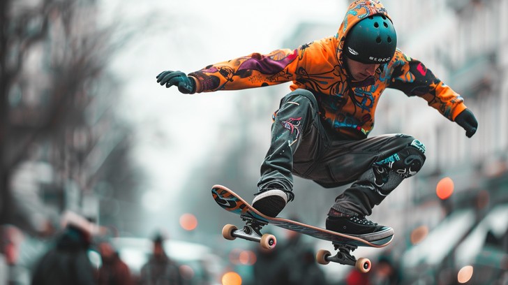 Stunt Activity Free Urban Skateboarding Stunt Image | Download at StockCake