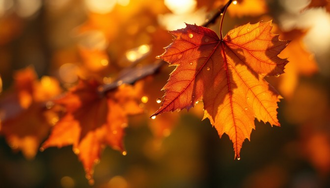 Free Glowing Autumn Leaf Image - Autumn, Leaf, Maple | Download at ...