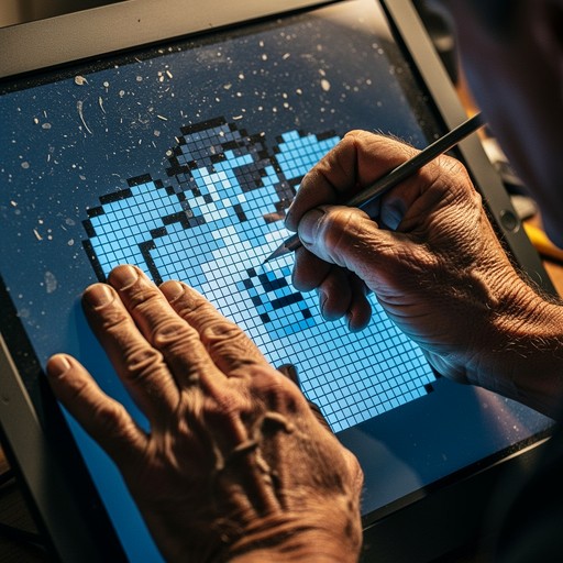Free Hands Crafting Pixels Image - Hands, Pixel, Art | Download at ...