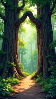 Free Enchanted Forest Gateway Image - Forest, Path, Gateway | Download ...