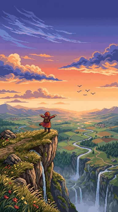 Free Boundless Pixel Adventure Image - Pixel, Retro, Traveler ...