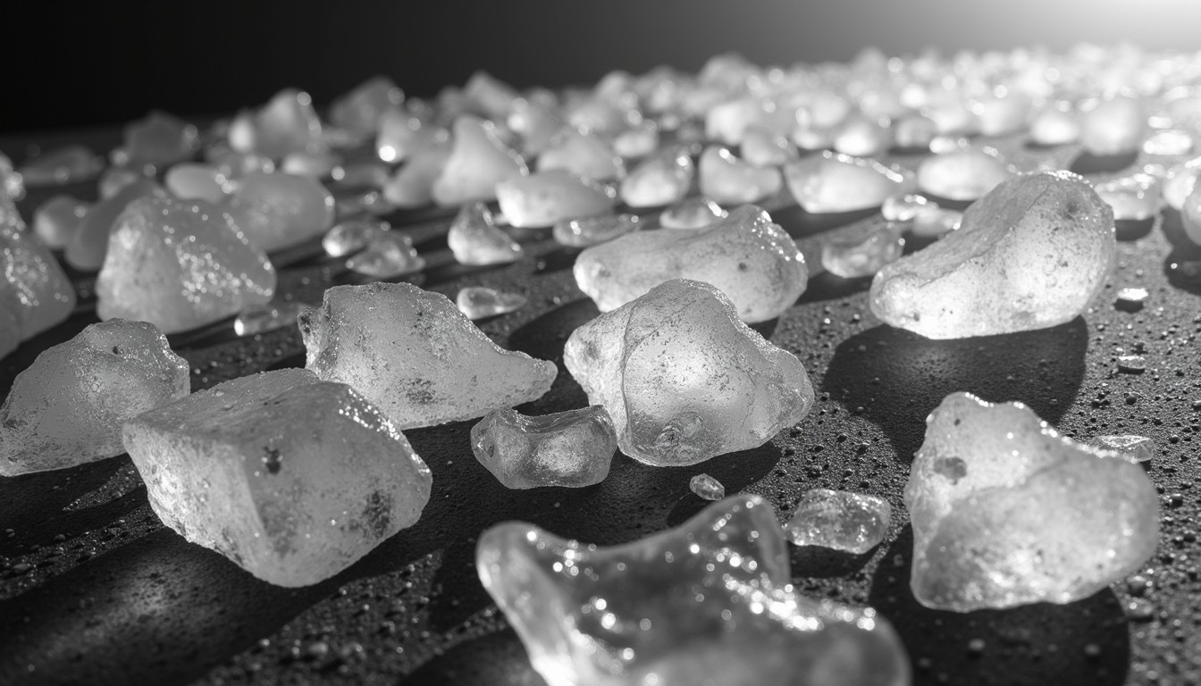 Free Crystalline Ice Fragments Image - Ice, Crystals, Monochrome ...
