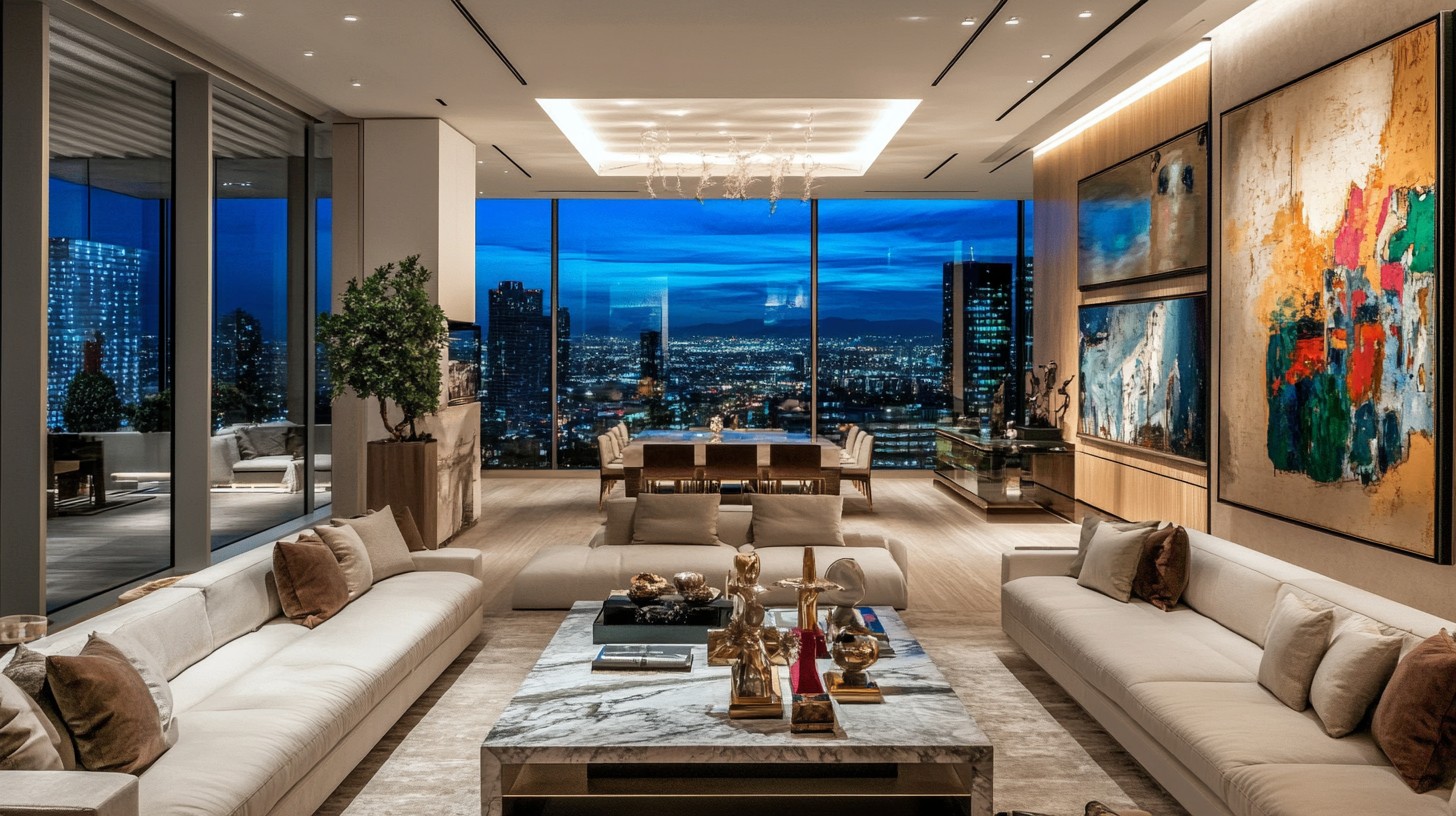 Free Luxurious Penthouse View Image - Luxury, Penthouse, Skyline ...