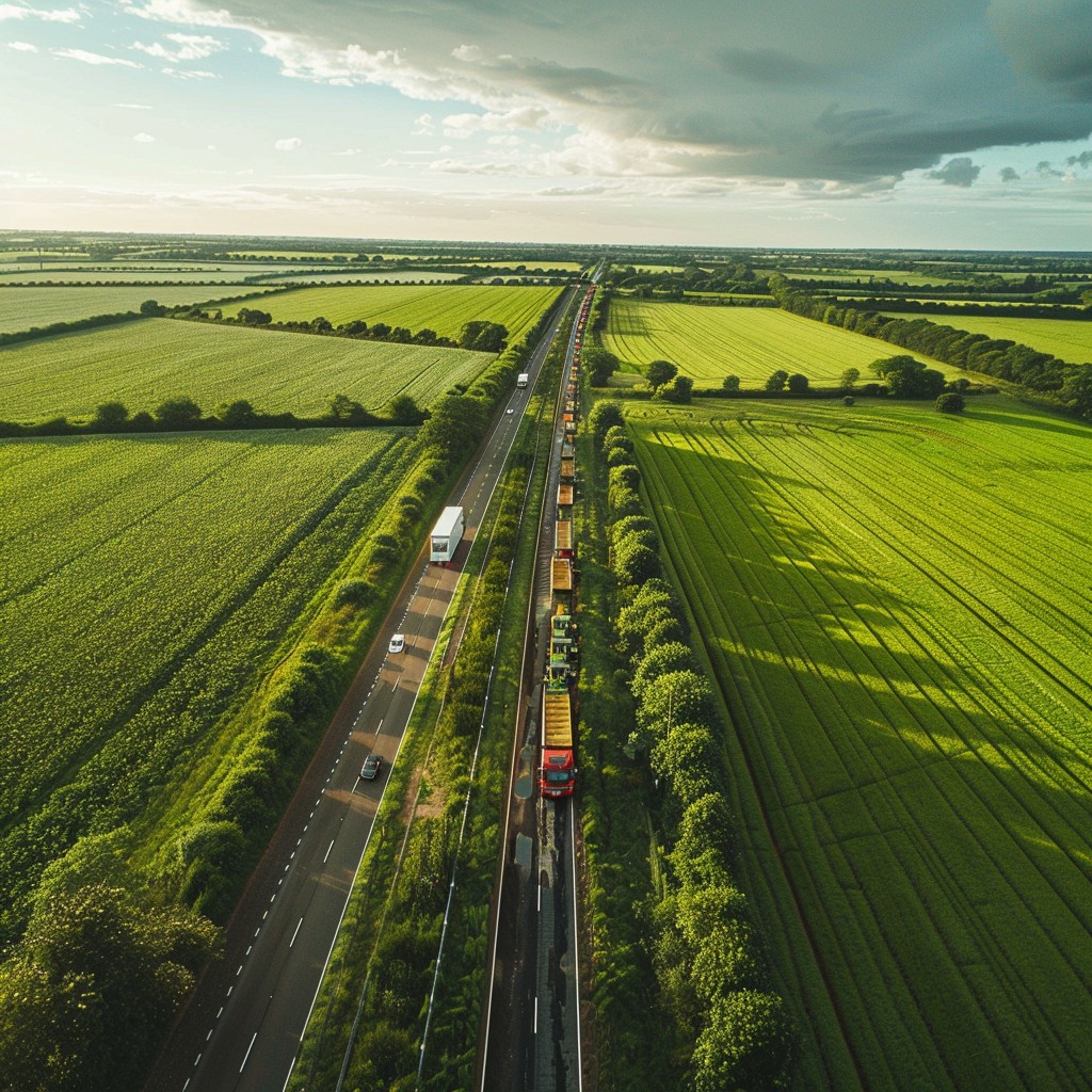 Heyway Image Free Scenic Highway View Image - Aerial, Highway, Green | Download at ...