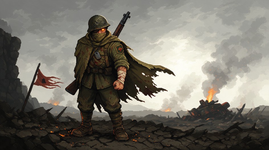 Download Pixel Art Soldier Image - Pixel, Soldier, Battlefield | StockCake