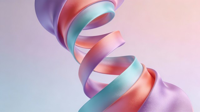 Negativity Ribbon Free Flowing Ribbon Spirals Image - Abstract, 3d, Ribbon | Download at ...