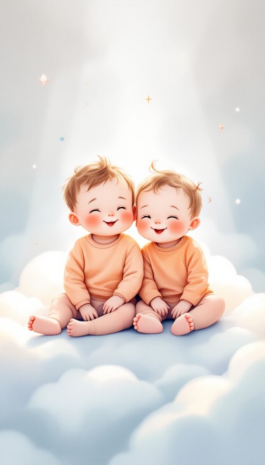 Free Heavenly Baby Joy Image - Babies, Clouds, Joy | Download at StockCake