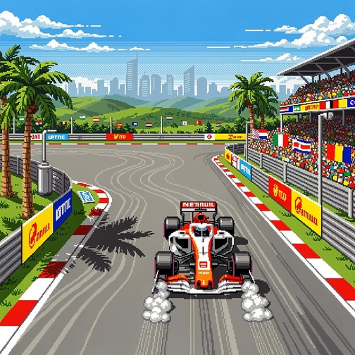 Pixel Racing Background Phone Free Pixel Racing Speed Image - Racing, Formula1, Pixel | Download at ...