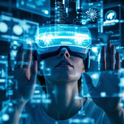 Free Digital Reality Explorer Image - Cyberpunk, Holographic ...