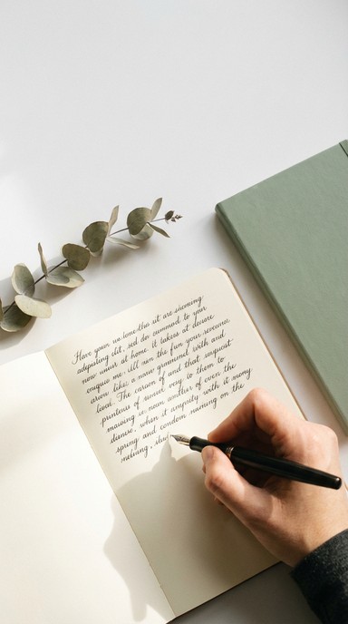 Peaceful Writing Free Elegant Writing Moment Image - Writing, Minimal, Elegant ...