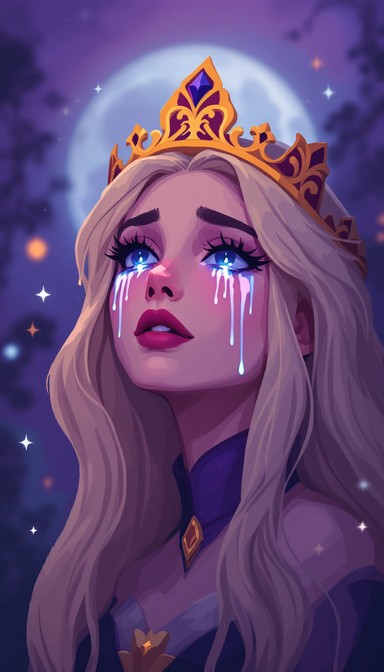 Download Princess Sheds Tears Image - Princess, Crying, Tears | StockCake