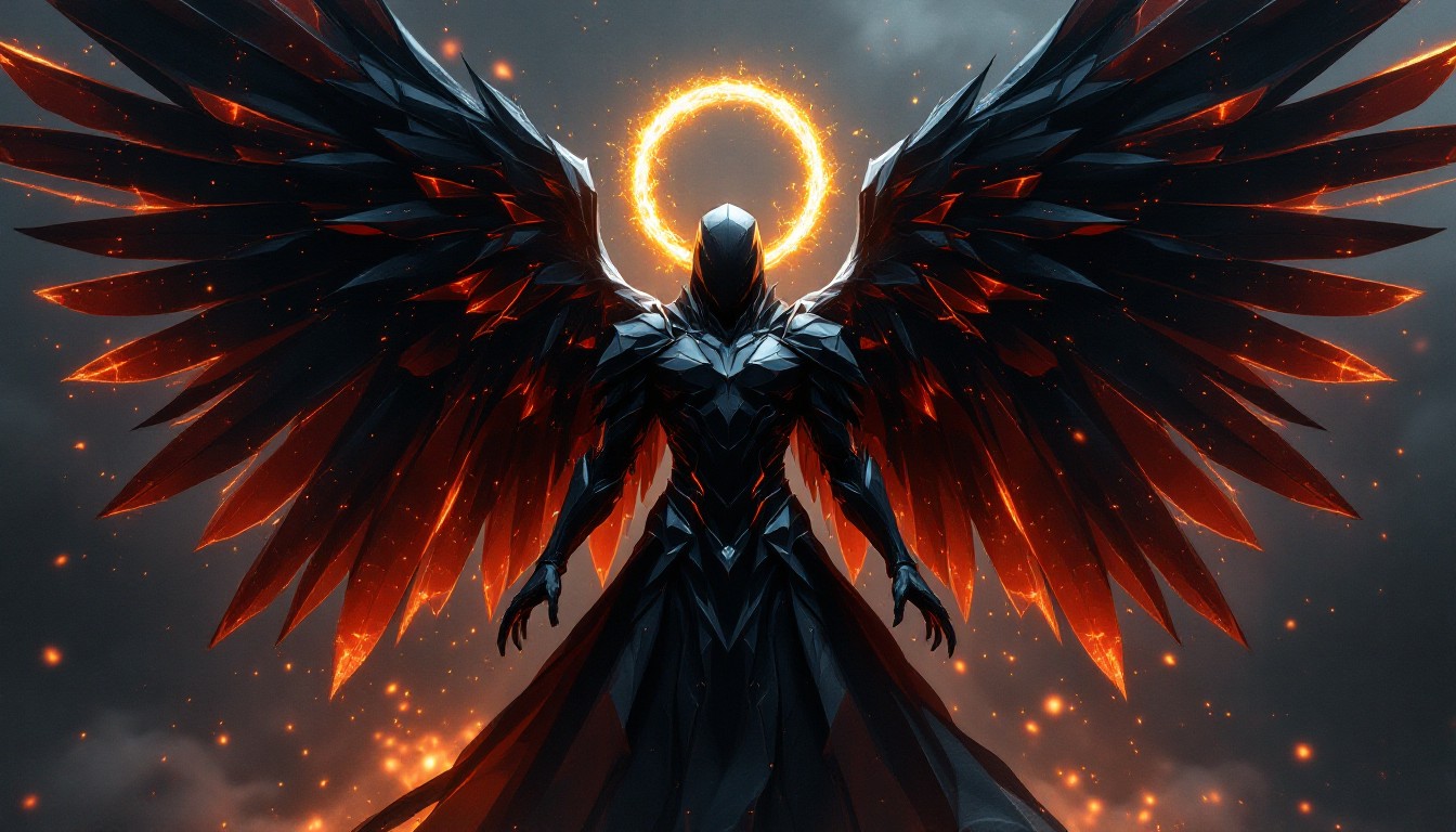 Free Fallen Angel Rising Image - Angel, Dark, Wings | Download at StockCake
