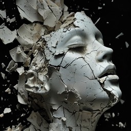 Free Shattered Face Sculpture Image - Shattered, Sculpture, Face ...