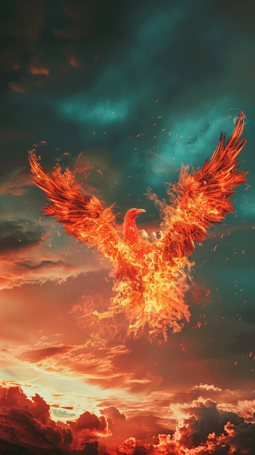 Free Fiery Phoenix Ascends Image - Phoenix, Fiery, Ascension | Download ...