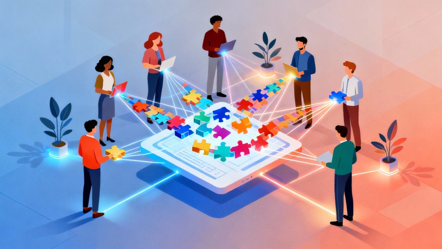 Free Collaborative Digital Hub Image - Workspace, Collaboration ...