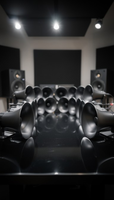 Free Studio Speaker Array Image - Speakers, Audio, Black | Download at ...