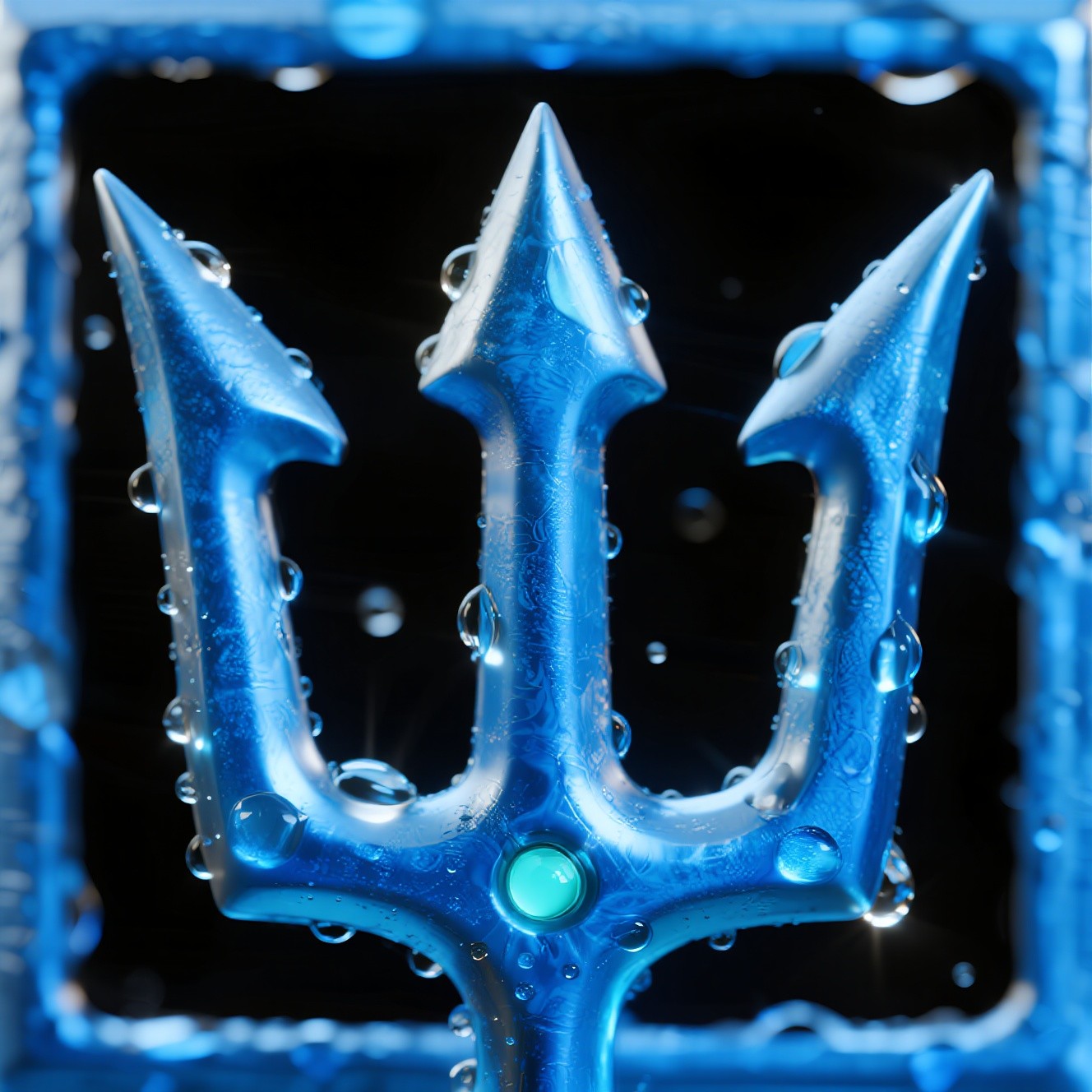 Free Luminous Blue Trident Photo - Trident, Blue, Azure | Download at ...