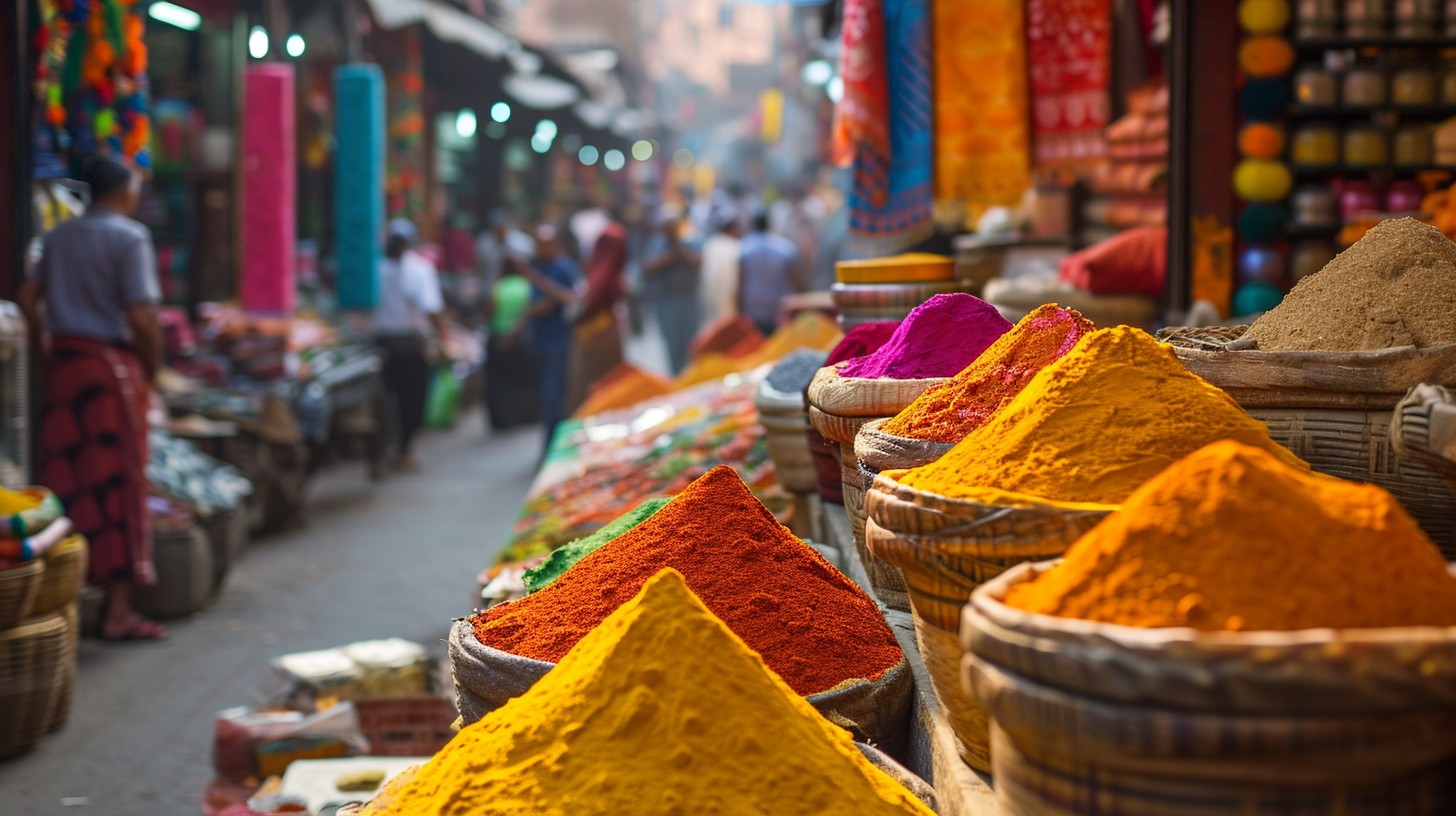 Exquisite Color Market Free Colorful Spice Market Image - Market, Spices, Colorful | Download ...