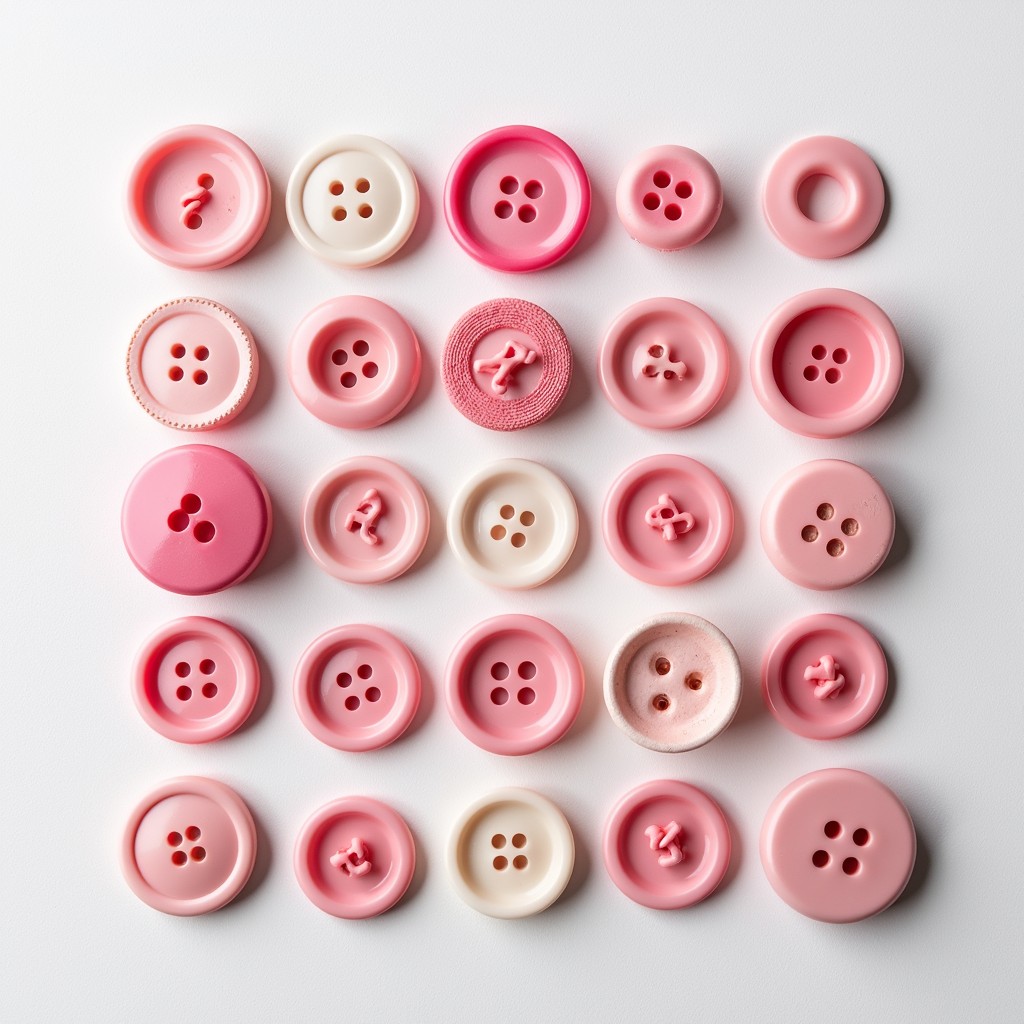 Pink Model Button Free Pink Button Grid Image - Buttons, Pink, Craft | Download at StockCake