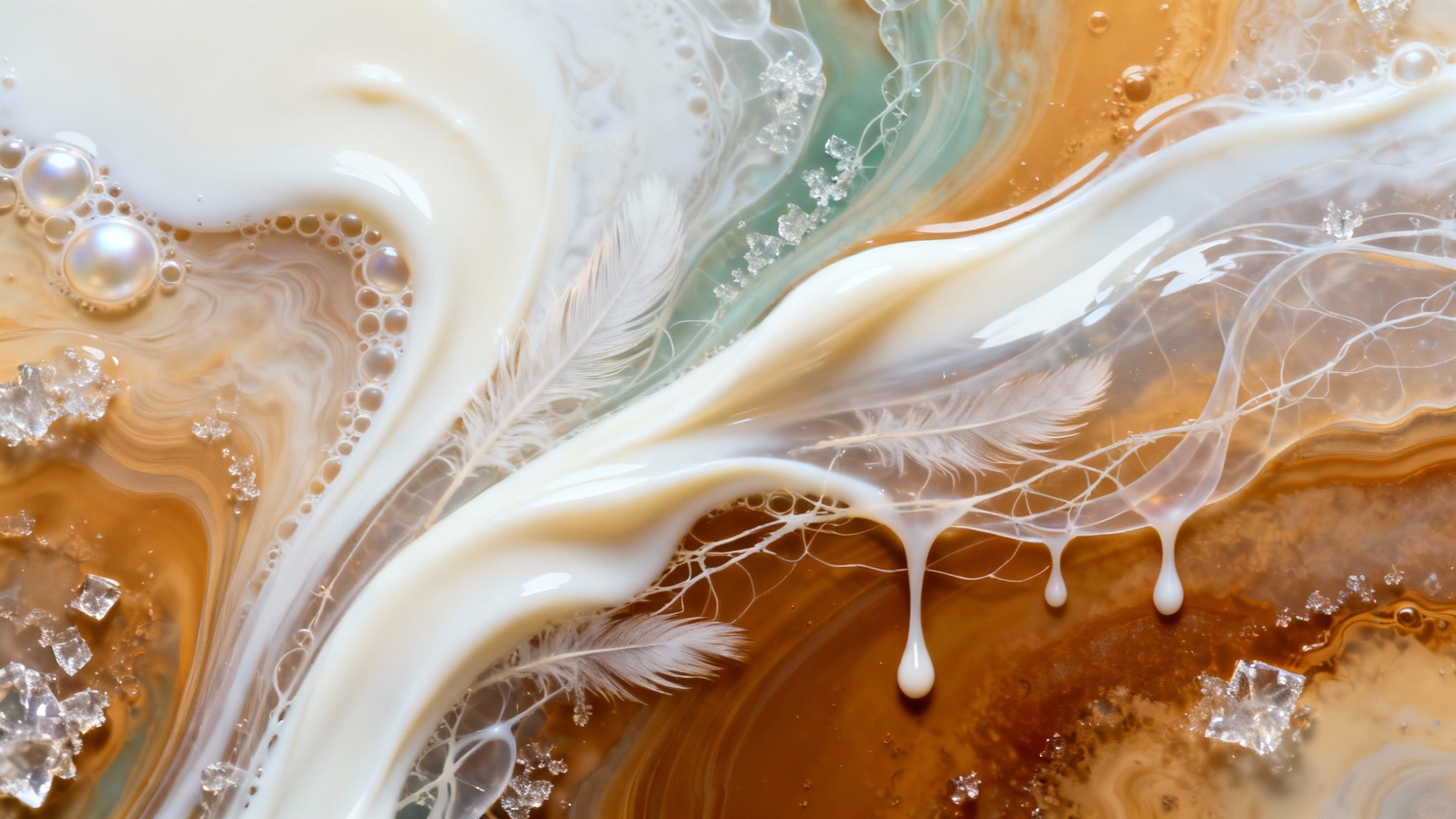 Free Marbled Cream Flow Image - Abstract, Marbled, Cream | Download at ...