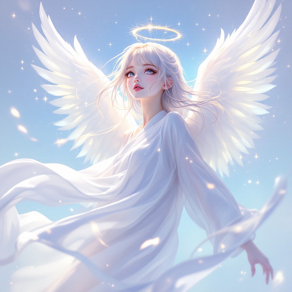 Free Celestial Guardian Awakens Image - Angel, Divine, Ethereal ...