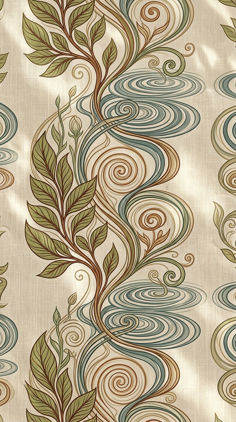 Free Organic Nature Pattern Image - Botanical, Pattern, Art-nouveau ...