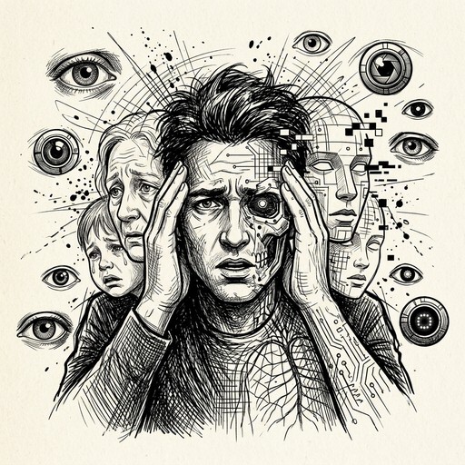 Free Technology Consumes Humanity Image - Illustration, Ink, Monochrome ...
