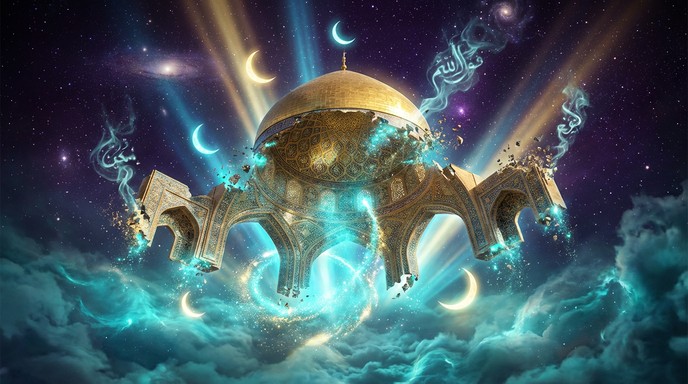 Free Floating Golden Palace Image - Surreal, Floating, Palace ...