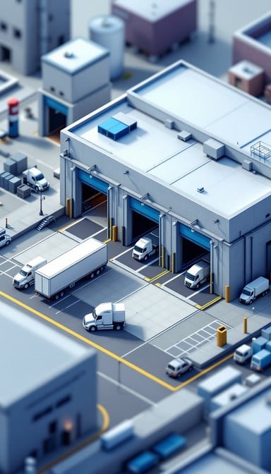 Free Modern Logistics Hub Image - Warehouse, Logistics, Industrial ...