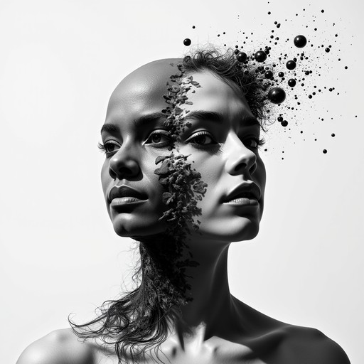 Free Fragmented Identity Portrait Image - Portrait, Silhouette, Profile ...