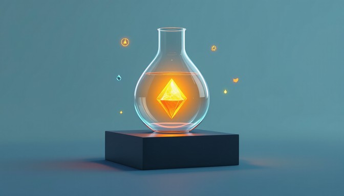 Geometric Flask Free Alchemical Golden Transformation Photo - Alchemy, Potion, Flask ...