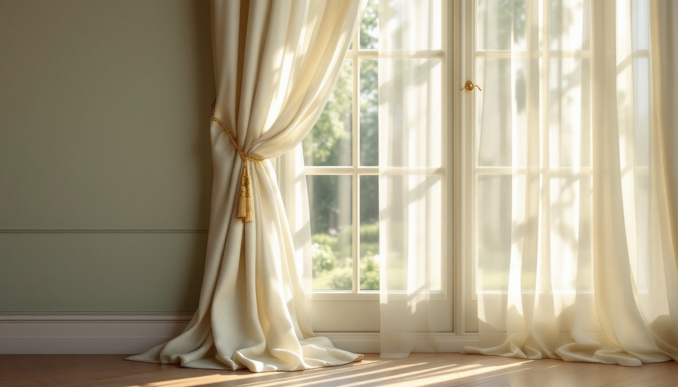 Window Scences Free Sunlit Window Scene Image - Window, Curtains, Sunlight | Download ...