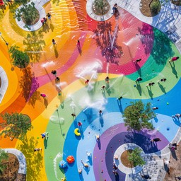 Free Colorful Water Playground Image - Playground, Water, Colorful ...
