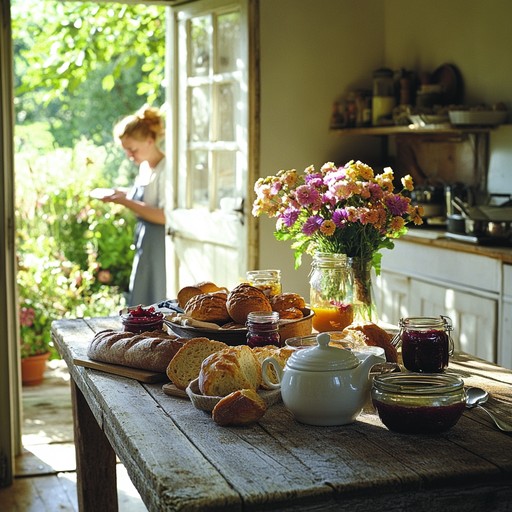Free Rustic Breakfast Setup Image - Rustic, Breakfast, Sunlit ...