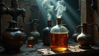 Free Ancient Alchemist's Elixir Image - Alchemist, Potion, Medieval ...