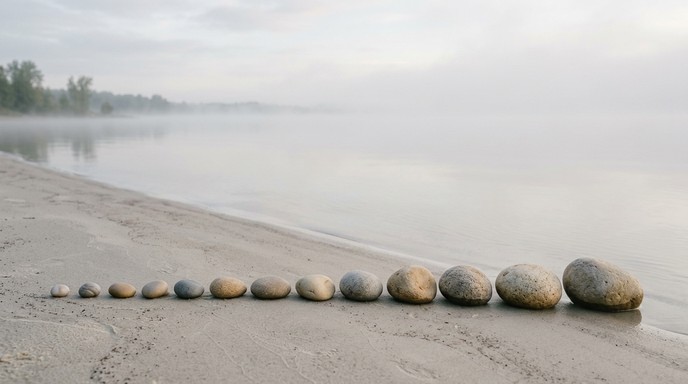 Free Peaceful Shore Meditation Image - Stones, Beach, Meditation ...
