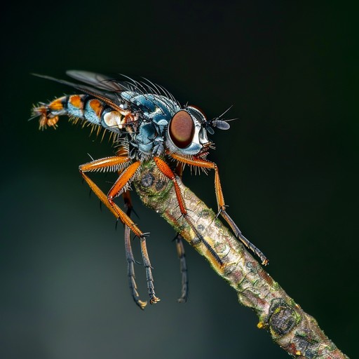 Robber Fly Color Free Vivid Robber Fly Image - Insect, Macro, Nature | Download at StockCake