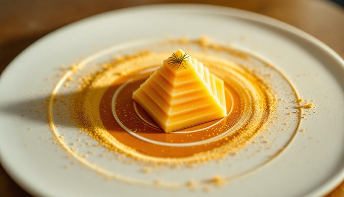 Pyramid Gold Topping Free Golden Pyramid Dessert Image - Dessert, Pyramid, Golden | Download ...