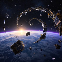 Free Space Debris Explosion Image - Space, Debris, Satellite | Download ...