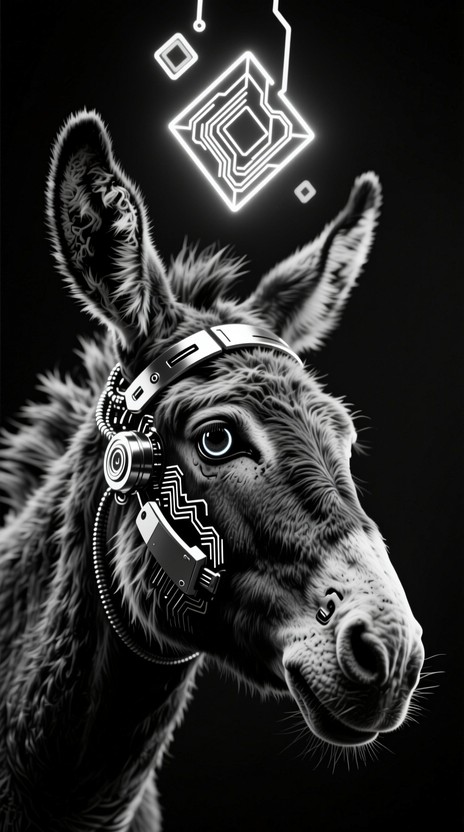 Free Neon Cyber Donkey Image - Cyberpunk, Donkey, Futuristic | Download ...
