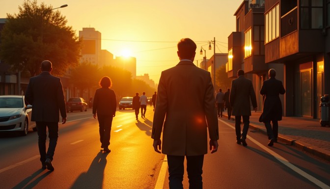 Free City Sunset Silhouettes Image - Sunset, Urban, Silhouettes ...