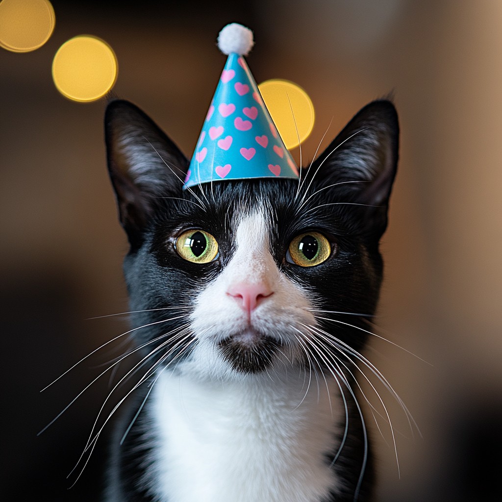 Tarty Cat Free Party Cat Celebrates Image - Cat, Party, Birthday | Download at ...