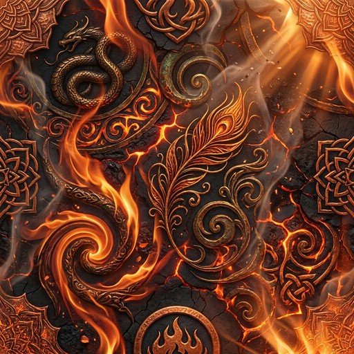 Free Mythical Fire Pattern Image - Fire, Flames, Pattern | Download at ...