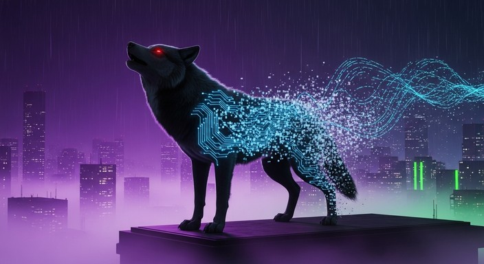 Free Digital Wolf Spirit Image - Cyberpunk, Wolf, Digital | Download at ...