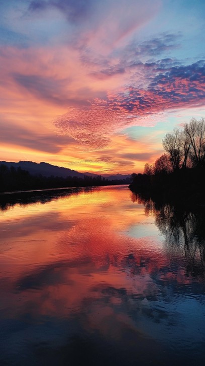 Free Sunset River Reflection Image - Sunset, River, Reflection ...