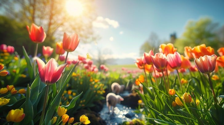 Free Spring Bloom Bliss Photo - Spring, Tulips, Wildflowers | Download ...