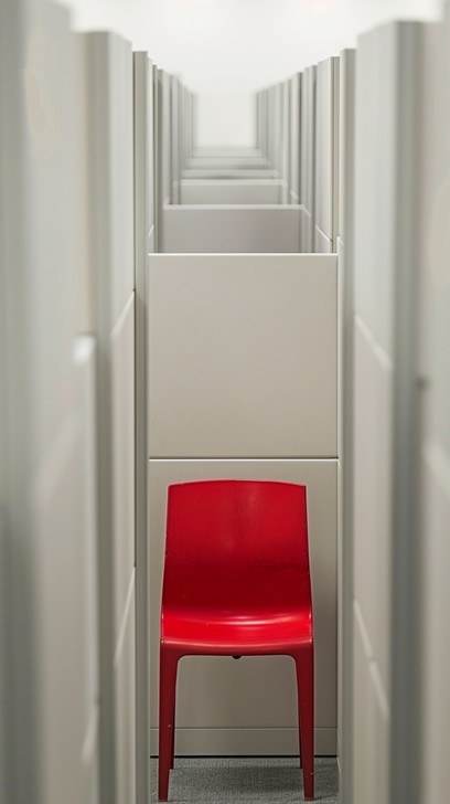 Contrast Color Chairs Free Red chair contrast Image - Red, Chair, Office | Download at StockCake