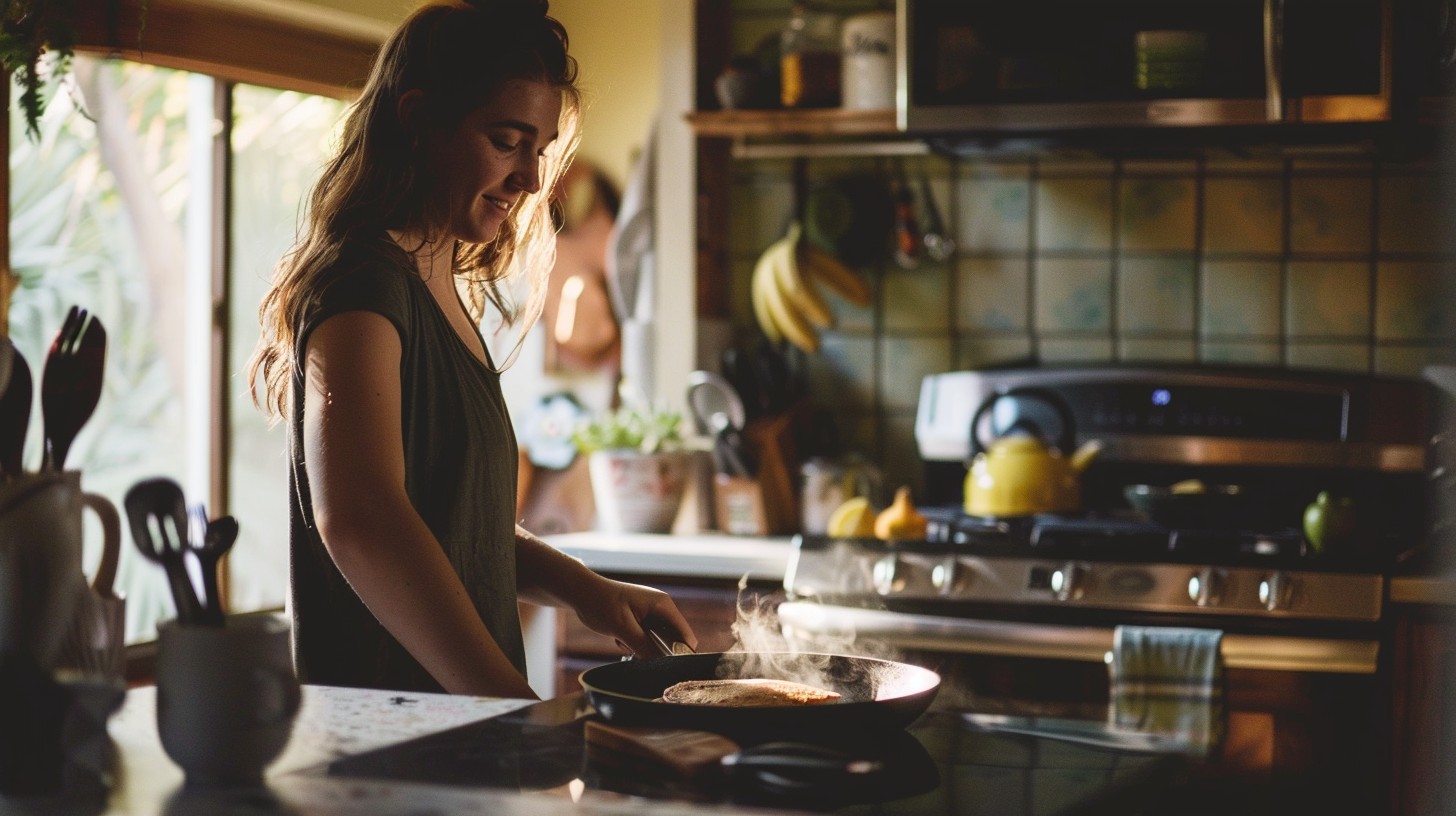 Free Cooking at Home Image - Woman, Cooking, Kitchen | Download at ...