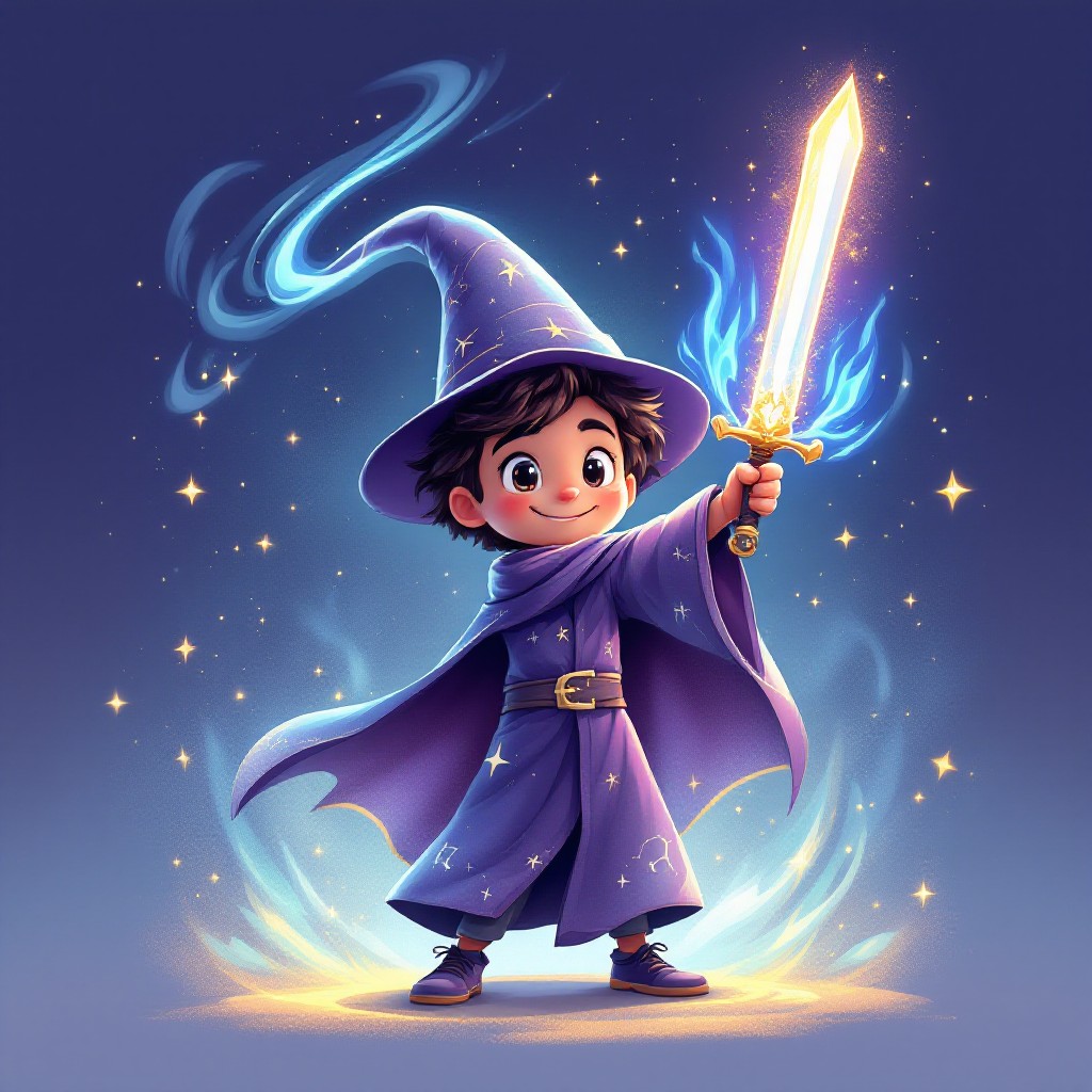 Free Young Wizard Hero Image - Wizard, Child, Magic | Download at StockCake