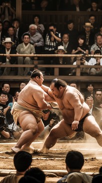 Free Intense Sumo Clash Image - Sumo, Wrestlers, Competition | Download ...